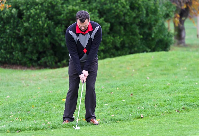 Set Up - Keep hands slightly forward and weight favouring front leg