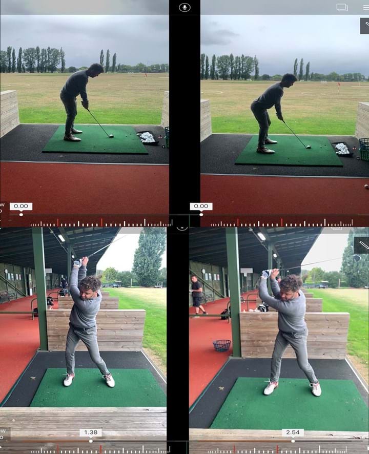 Using hudl to compliment golf lessons