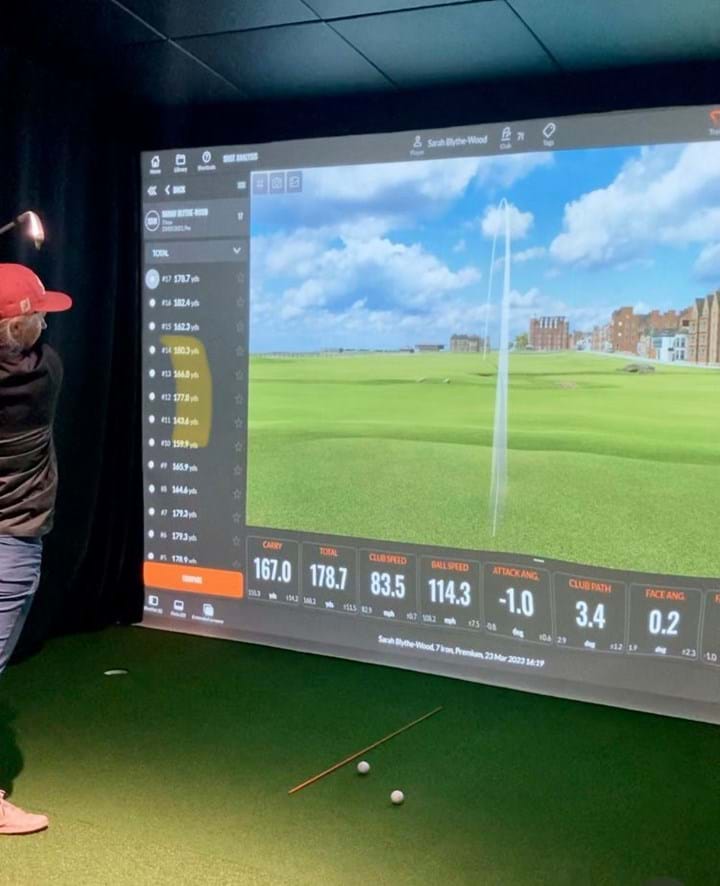 New Trackman swing analysis studio at Dukes Meadows