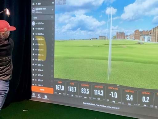 New Trackman swing analysis studio at Dukes Meadows