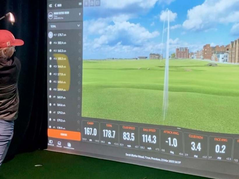 New Trackman swing analysis studio at Dukes Meadows